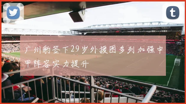 广州豹签下29岁外援图多列加强中甲阵容实力提升